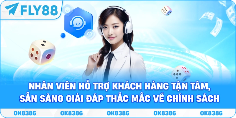 Hỗ trợ khách hàng FLY88 sẵn sàng giải đáp về các quy định pháp lý